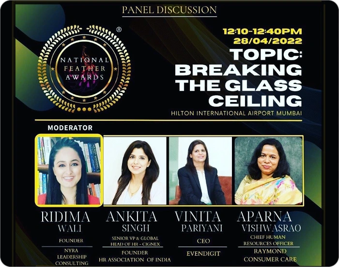 Panel Discussion On Breaking The Glass Ceiling By Feather Touch Awards